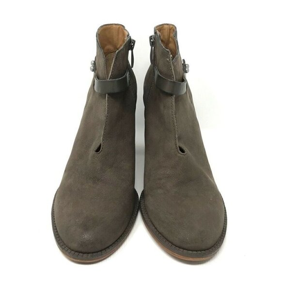 Franco Sarto Elvis Booties Brown Leather 9.5 - Picture 2 of 8